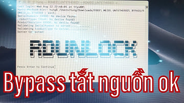 Tool bypass tắt nguồn miễn phí (ẩn icloud)