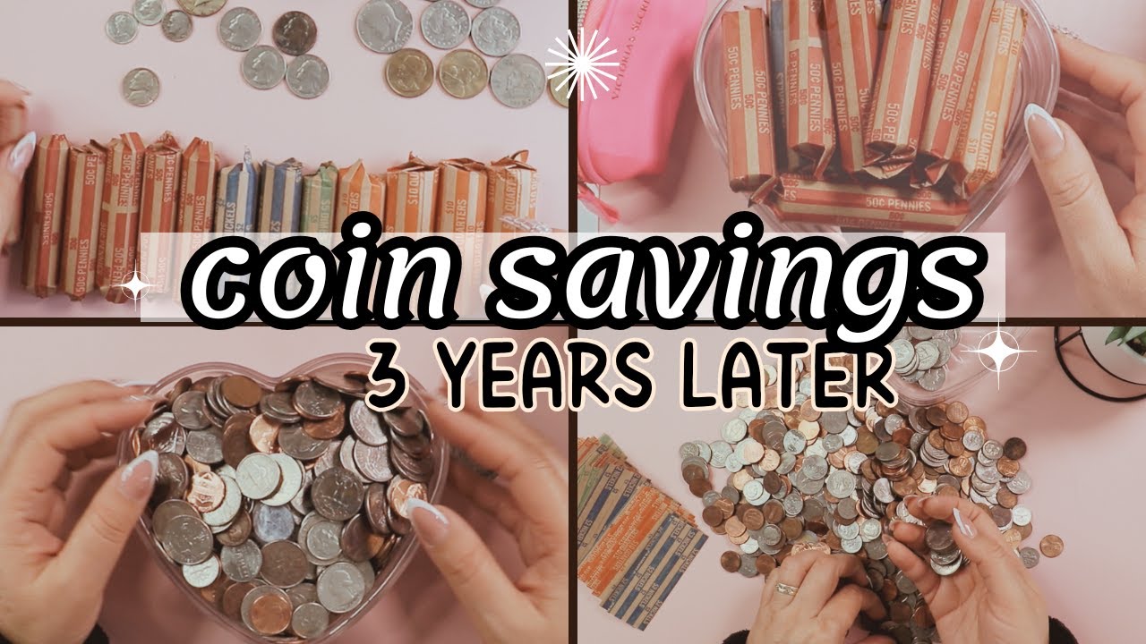 3 YEARS collecting COINS spare CHANGE - YouTube
