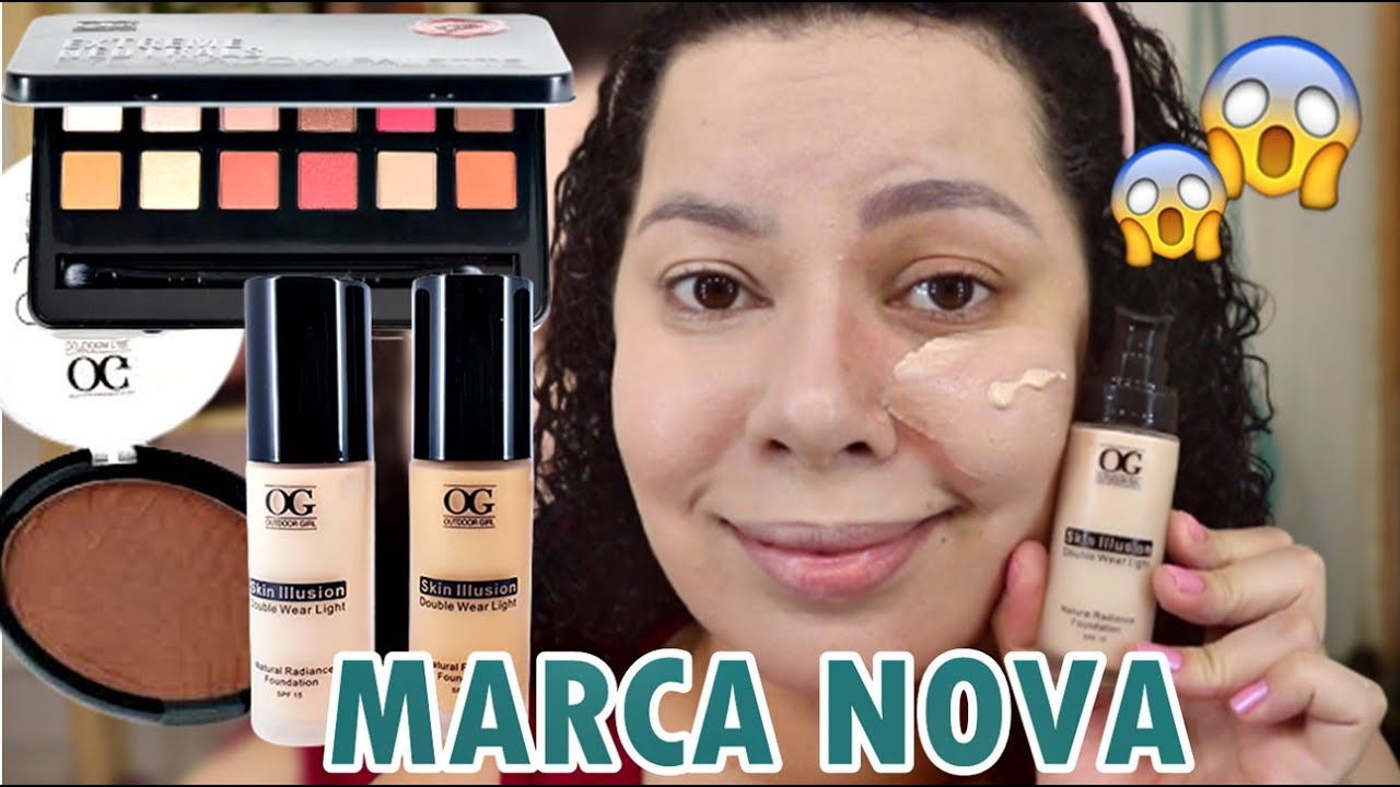 MARCA NOVA OG BEAUTY TESTEI TUDO COM VOCÊS OUTDOOR GIRL YouTube