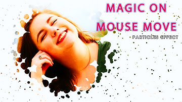 Particle Effect In Website Header On Mousemove By TonuDipa Coding