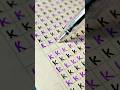 Do you like Black and Pink letter K? Yes, I Love it 🙃😍#writing #shorts #like #love