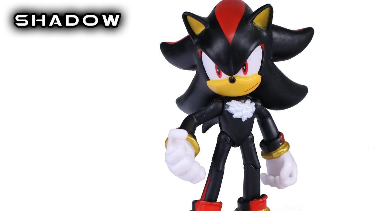 Sonic The Hedgehog - Shadow with Super Ring - 4 Inch Action Figure