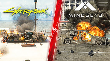 MindsEye vs Cyberpunk 2077 - Direct Comparison! Attention to Detail & Graphics! PC ULTRA 4K