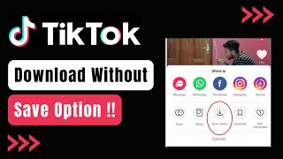 How to Download TikTok Videos Without Save Option ! screenshot 2