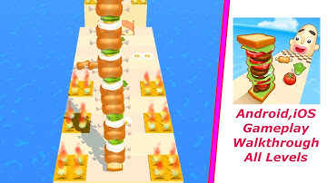 Sandwich Runner - Gameplay Walkthrough - Android,iOS - All Levels - Level 696 to 699