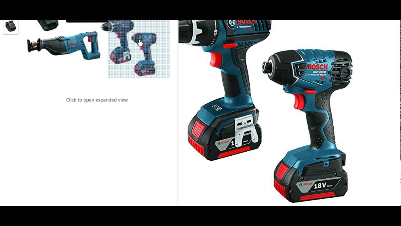 Amazing Deal !!! Bosch CLPK420181 18V 4Tool Combo Kit YouTube