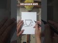 Secangkir kopi kiddichannel shorts viral tutorial drawing