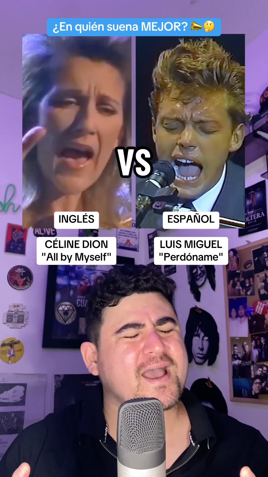 CÉLINE DION vs LUIS MIGUEL - All by Myself / Perdóname: ¿En quién suena MEJOR? ??