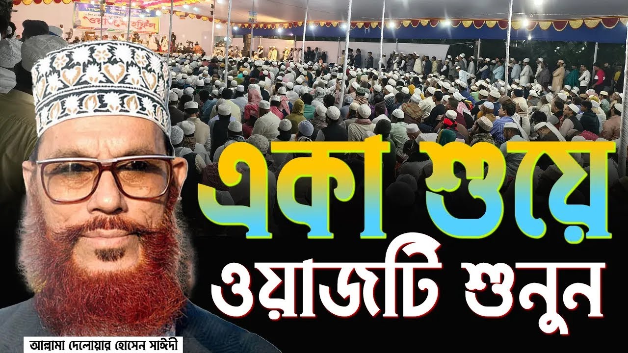 শীতের রাতে একা শুয়ে ওয়াজটি শুনুন💓Allama Delwar Hossain Saeedi 