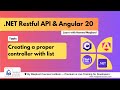 07 Creating a proper controller with list