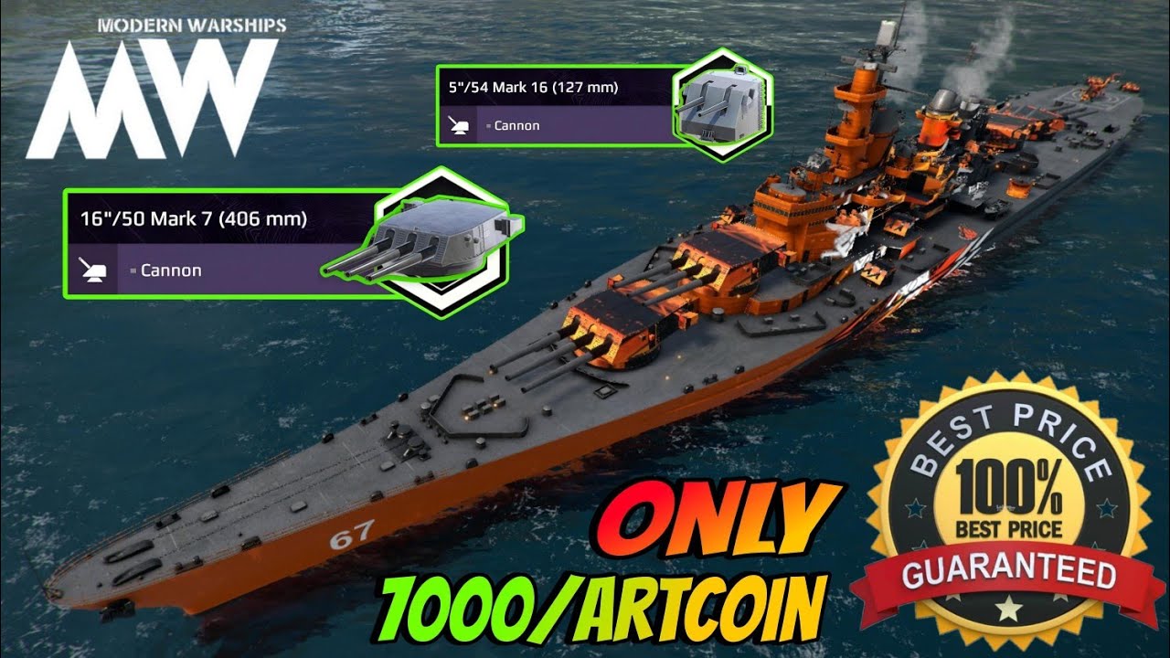 USS Montana - Best Price ✅ Only 7k Artcoin 🔥 Really Worth - Modern Warships 