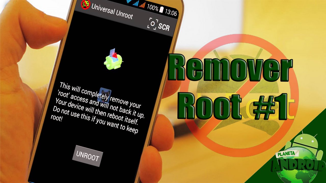 COMO RETIRAR O ROOT DO SEU CELULAR OU TABLET ANDROID - YouTube