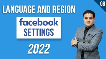 Facebook Language and Region Settings | Language Change in Facebook | Facebook Settings 2022