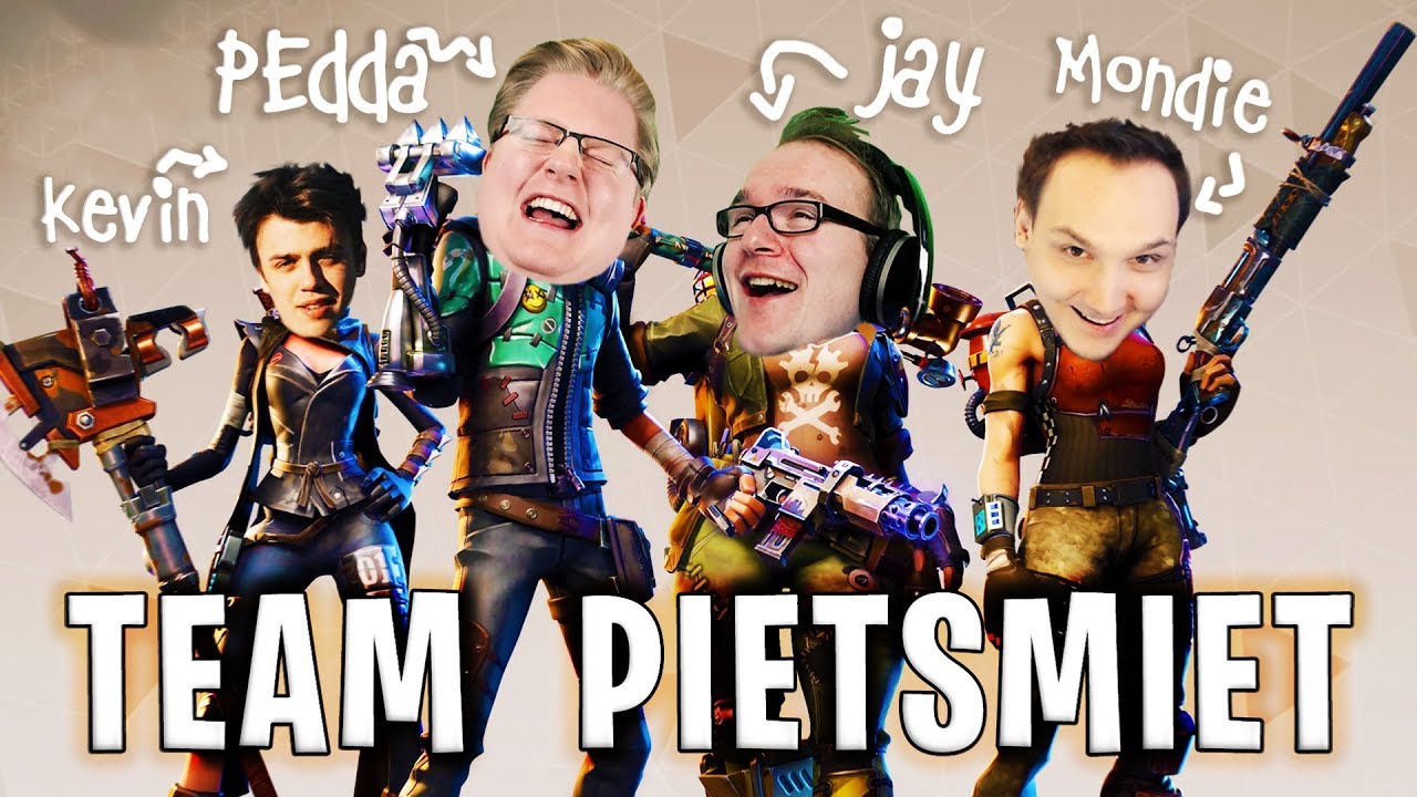» TEAM PIETSMIET! « Pedda, Jay, Moondye7 und Papaplatte - Fortnite Squad 🎮