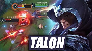 Wild Rift Talon Gameplay | New Champion (Build & Runes)