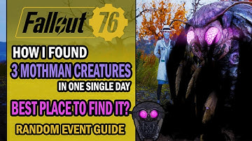 Fallout 76 - Farming Guide - Best Location to Find a MOTHMAN? - Cranberry Bog Random Events