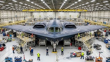 Inside the B-2 Spirit Production Line – How a Stealth Combat Aircraft Is Built (Full Process)