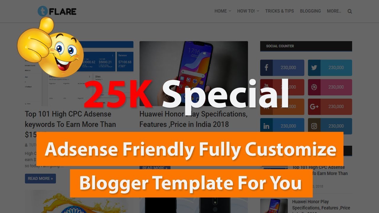 25k Special | Adsense Friendly Fully Customize Blogger Template For You wordpress admin login