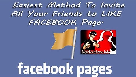 Methods To Invite all Friends to Like FACEBOOK PAGE in One Click? - 2017 updated
