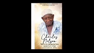 Thanksgiving service for Charles Nelson Williamson