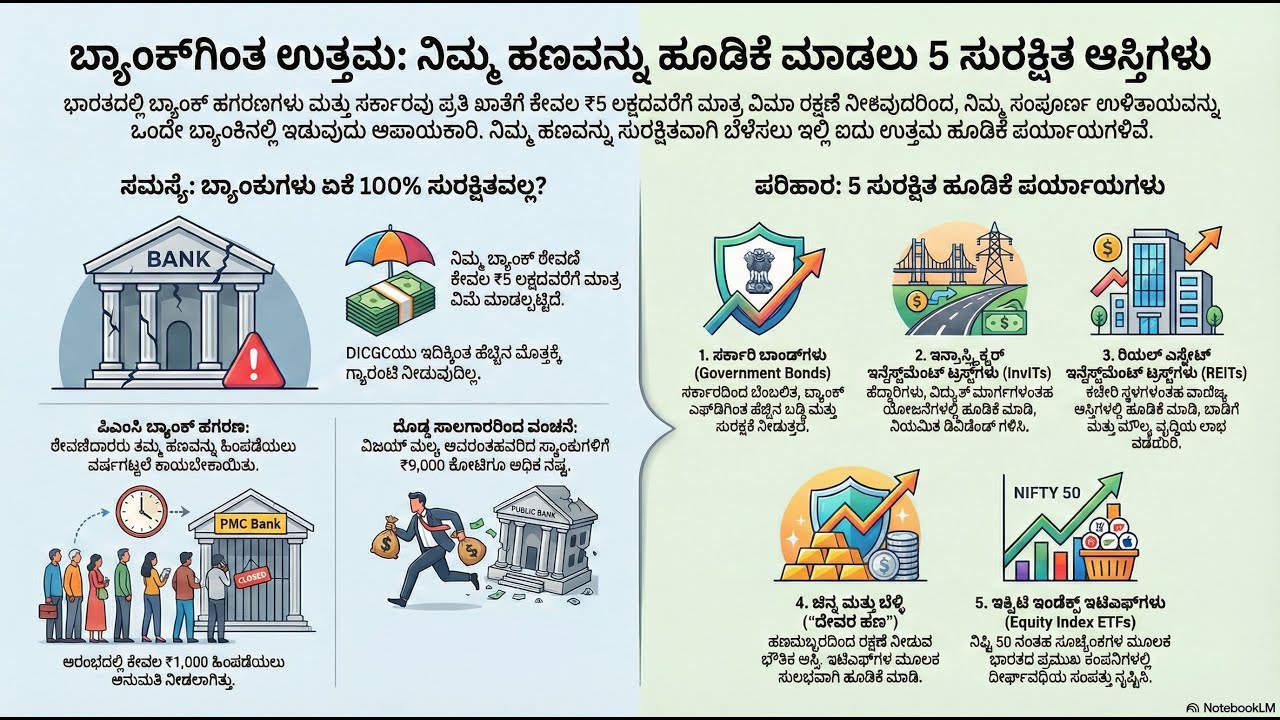 ಬ್ಯಾಂಕ್‌ಗಿಂತ ಹೆಚ್ಚು ಲಾಭ! ಹಣ ಇಡಲು (More profit than banks! Here are 5 safe places to keep money)