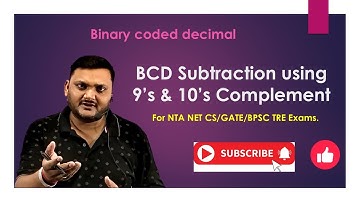 BCD subtraction using 9