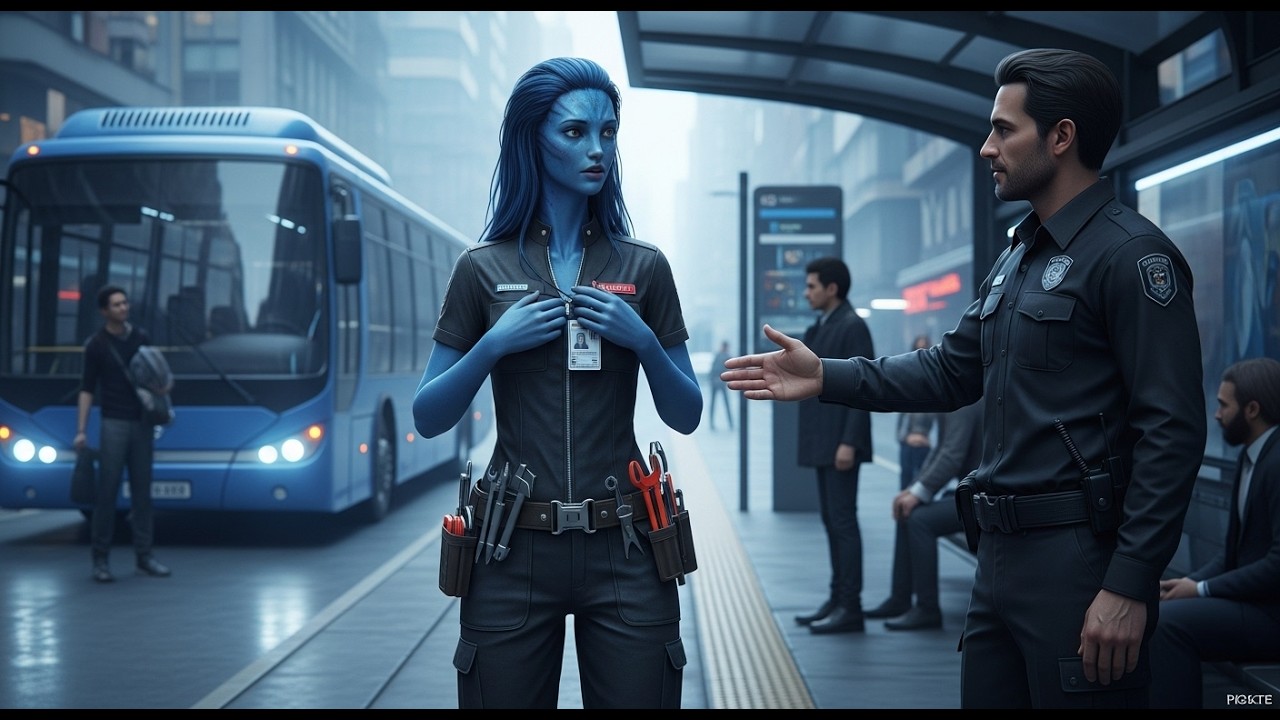 They Laughed at the Tiny Alien Girl—Then a Human Bus Driver Unleashed ...