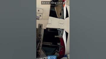 A330 Thrust Reverses working on ground ✈️ #aircraftmaintenance #aviationlovers #airbus #a330