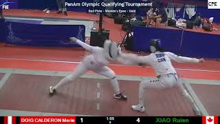 Panamerican Olympic Qualifier 2024 SWE - GOLD - Maria Doig Calderon PER v Ruien Xiao CAN