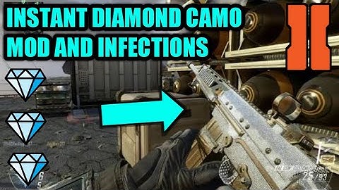 Cod Bo2! Instant diamond camo glitch and mod! Free infections and mod menu!