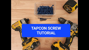 How to Screw into Concrete with Tapcon Screw Fasteners