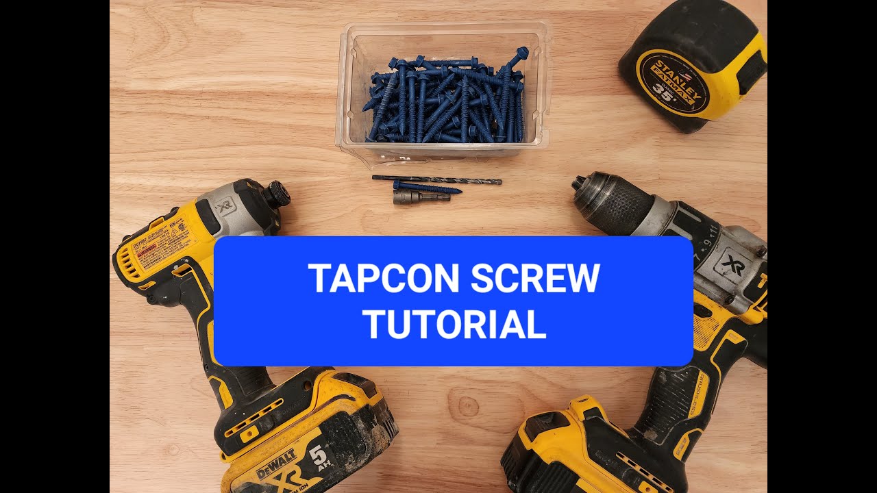 How To Screw Into Concrete With Tapcon Screw Fasteners YouTube how-to-screw-into-concrete-with-tapcon-screw-fasteners-youtube