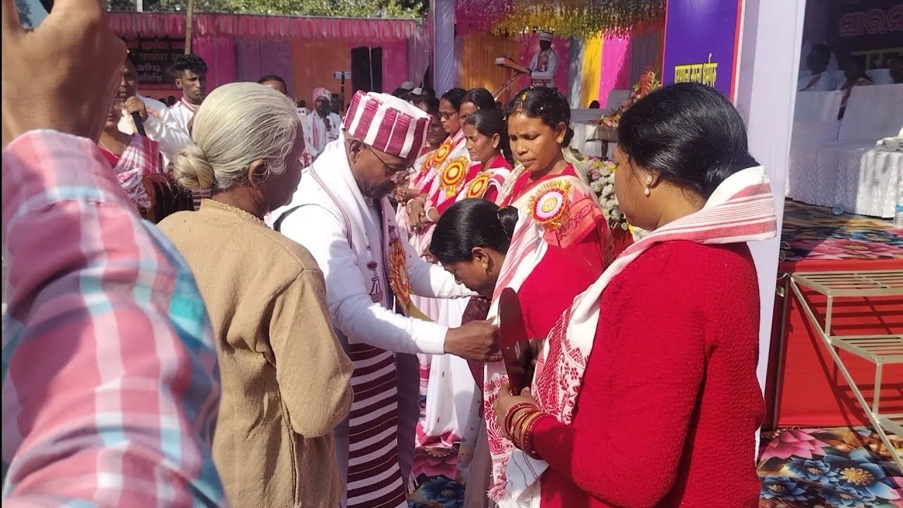 Dharam guru sriman Bandhan baba ke dwara sammanit | rourkela sarna program 2025 