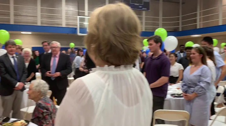 ASMS Students Sing Happy Birthday to Ann Bedsole