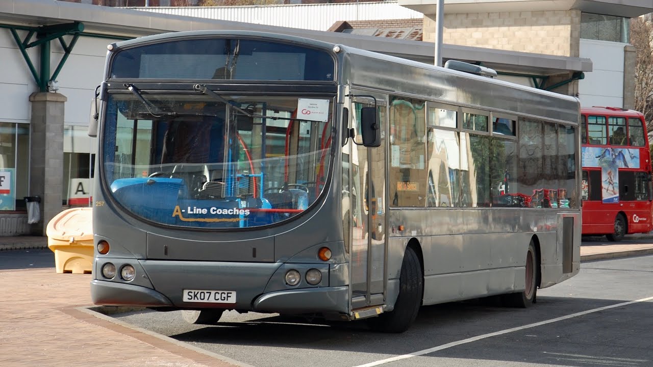 Cover run + New aquisation: A Line Coaches 257 (SK07CGF) Volvo B7RLE/Wright Eclipse Urban