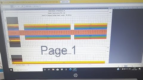 STRIP CHART OF HIGHWAY PROJECT & PICTORIAL CHART