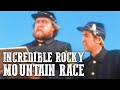 Incredible Rocky Mountain Race | FREE COWBOY FILM | Western Movie | English