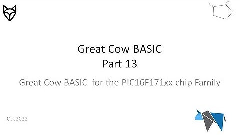 PT13: PIC16F171xx Family - 16F17126: Using an I2C Graphical LCD