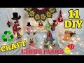 11 DIY Christmas recycled crafts tutorial / HOW TO!