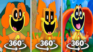 360º VR Smiling Critters VS Minecraft Animation VS Roblox Animation | Poppy Playtime Chapter 3