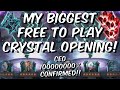 My BIGGEST Free To Play 5 & 6 Star Crystal Opening! - Act 6 CEO Luck! - Marvel Contest of Champions