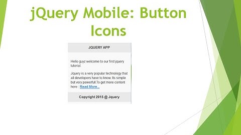 jQuery Mobile 7 : Place and Position Icons on Buttons
