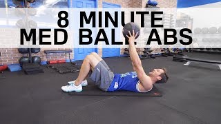 8 Minute Med Ball Six Pack Ab Workout | No Equipment