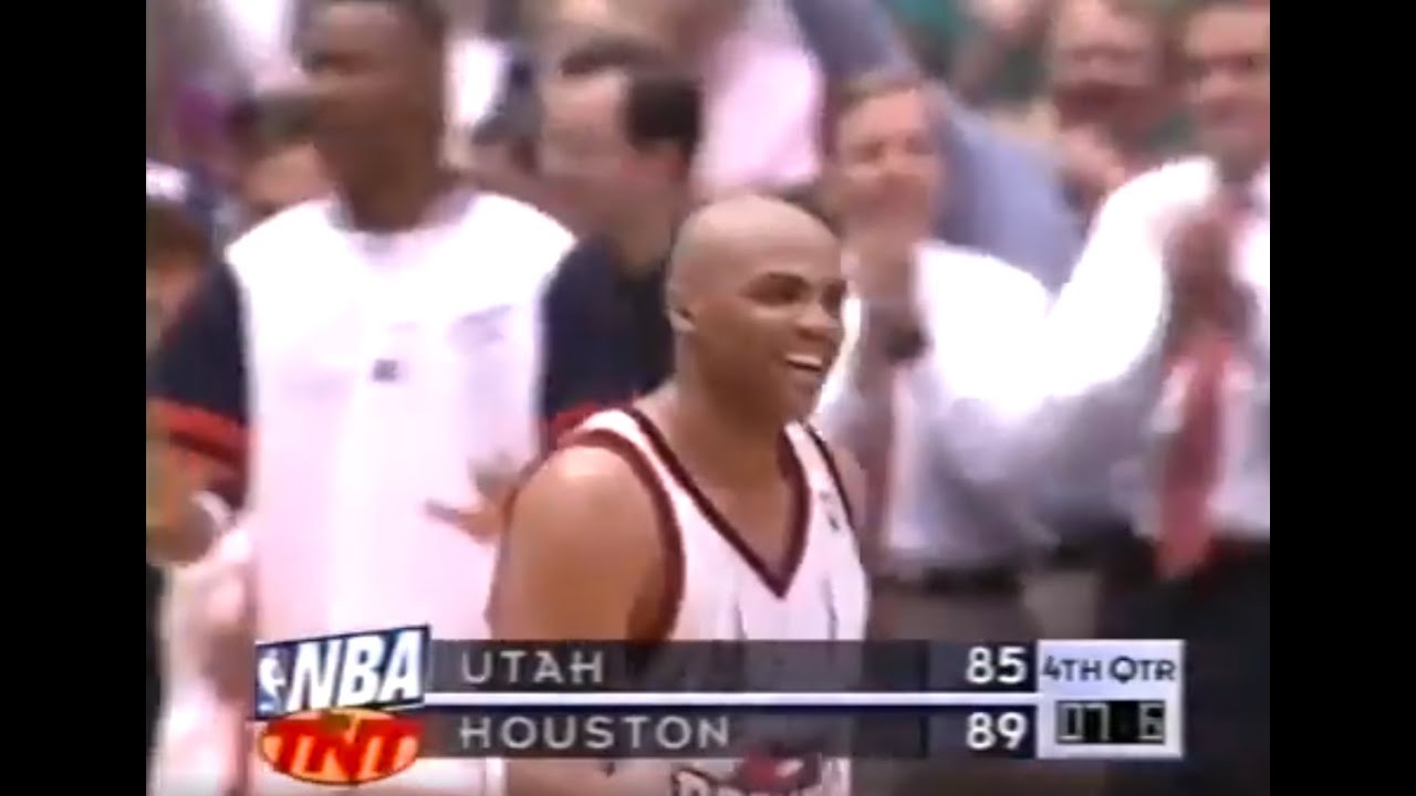 1998 NBA Playoffs: Jazz @ Rockets First Round, Game 3 [Houston Pulls ...