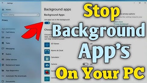Stop Background Application (Software) On Your PC || PC me Background software band kaise kare