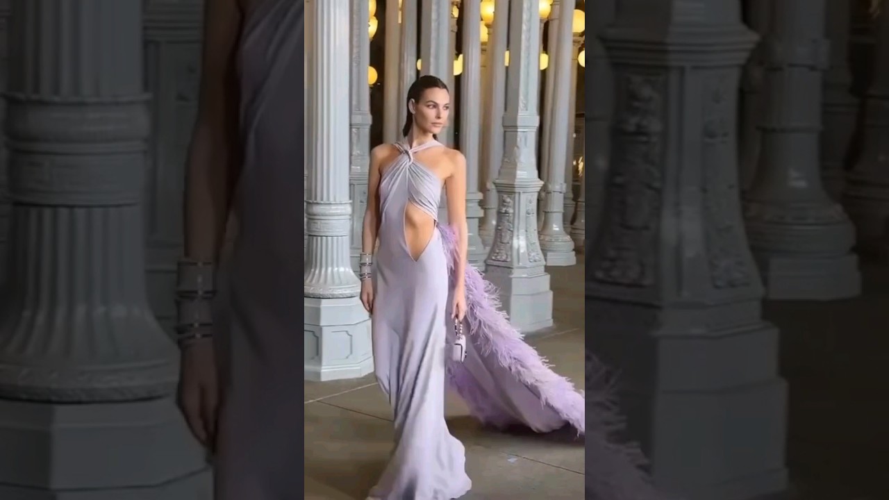 Vittoria Ceretti stunning in custom Gucci attend at LACMA Art Film Gala 2024