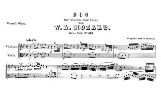 Mozart: Duo for Violin and Viola No. 2 in B♭ major, K.424 [Baldini/Cruz]