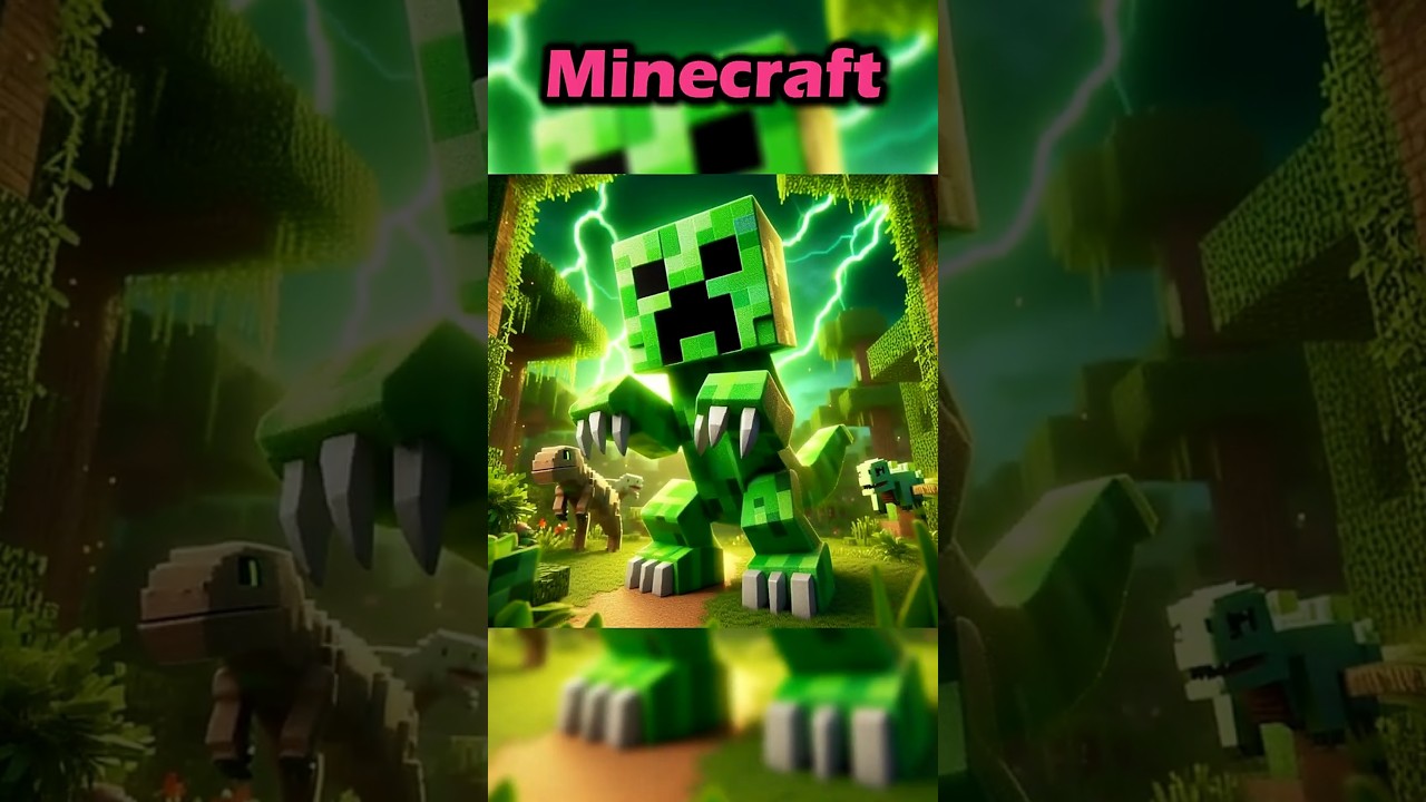 Minecraft Dinosaur Project 😱😂