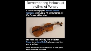 Remembering the Holocaust victims of Ponary