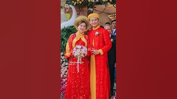 hình ảnh diễn viên Quý Bình và vợ Ngọc Tiền khi đám cưới #shorts